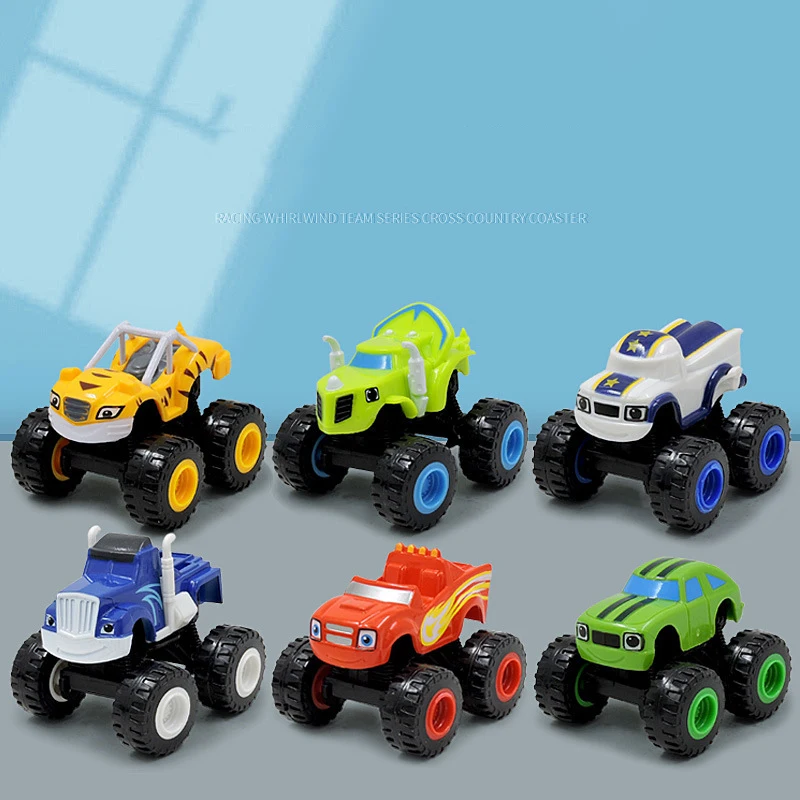 Flame and Machine Monster Car Toys Russian Crusher Truck Vehicles Figure Blaze Toy Blaze The Monster Machines Birthday Gifts