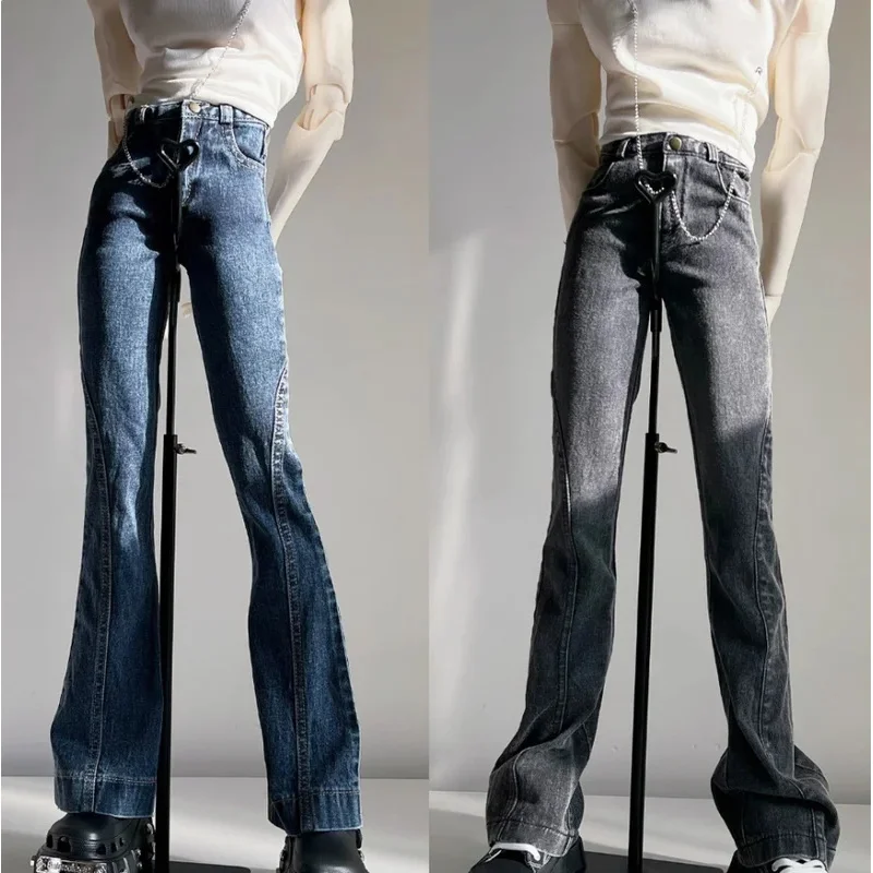 Los ropa de muñeca bjd son adecuados para accesorios de muñeca jeans ligeramente acampanados de tamaño 1/4 68 tío id75