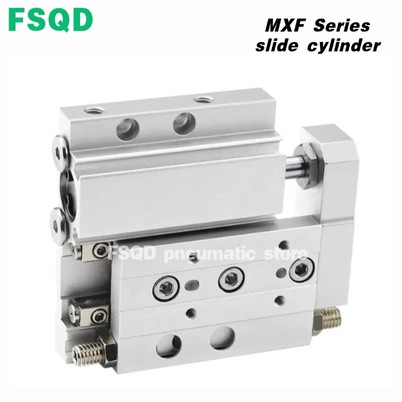 1PC  Thin slide block cylinder MXF20 MXF12 MXF16 MXF8-10-20-30 50 75 100  MXF series