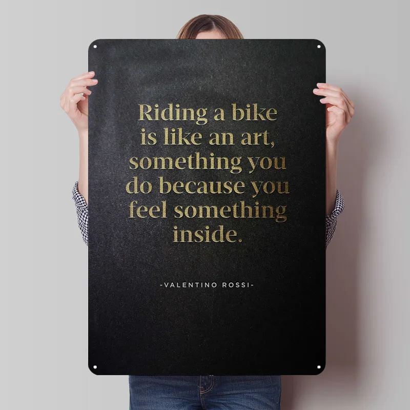 Montar en bicicleta como un arte, carteles de Metal, póster de ciclismo, decoración de habitación en el hogar, artículos de decoración, cosas para habitación, diseño de hombre, cueva Retro