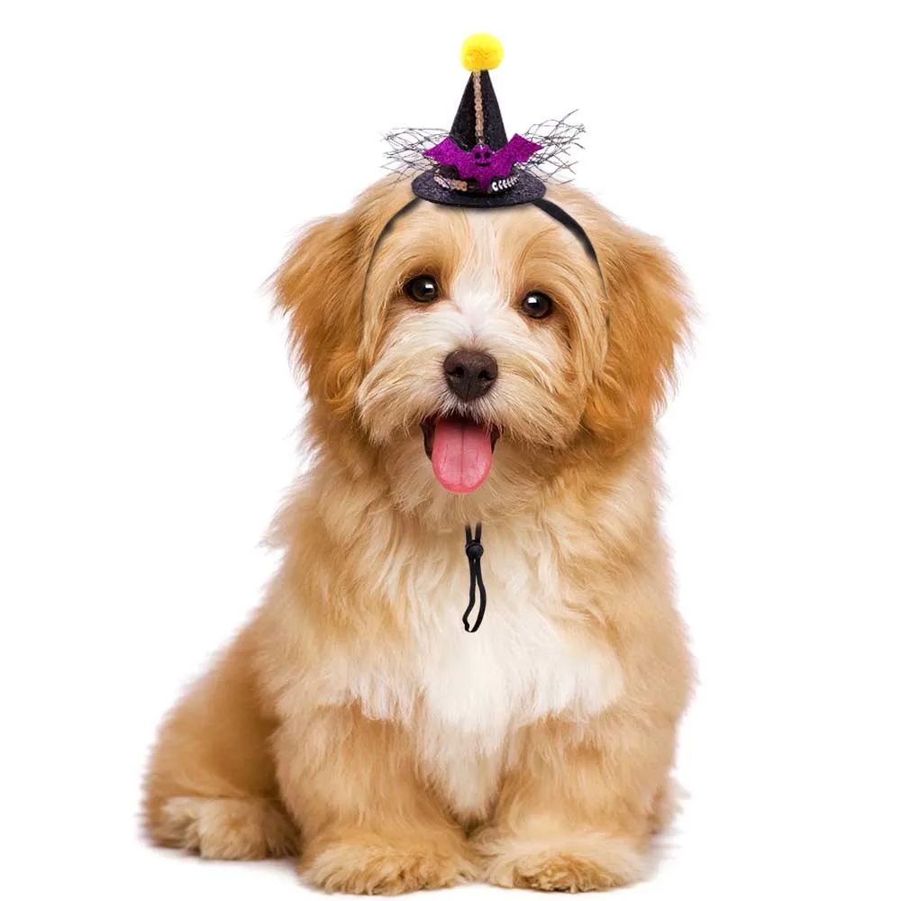 1PCS Halloween Party Dog Hat Adjustable Dog Supplies Pet Hat For Dogs and Cats Pet Dog Grooming Accessories