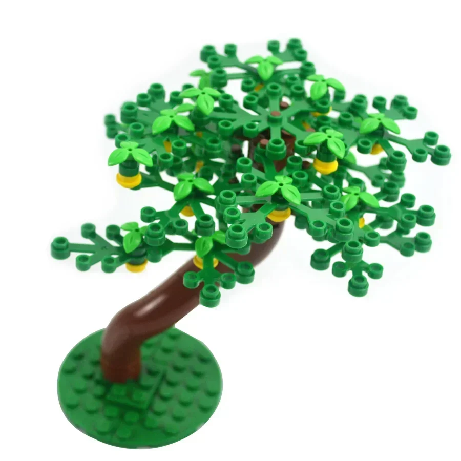 Briques à assembler de jardin éducatif, nouvelle plante d'arbre MOC, arbre de ville créatif, modèle de forêt, blocs de construction, jouets, cadeau pour enfant