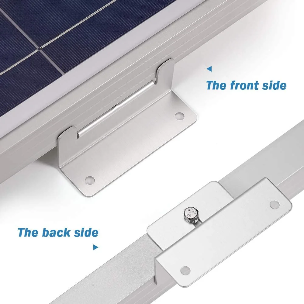 4/8 Pcs Solar Panels Mounting Brackets Holder Generally In Off-Grid Solar System Installation Z-Bracket Holder EU Local Deliver