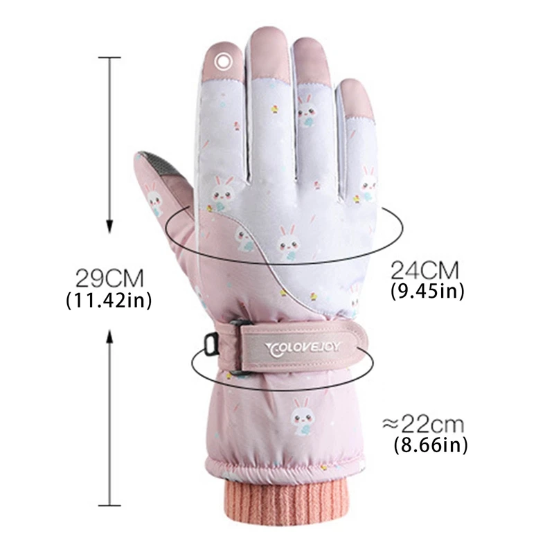 Gants de ski à écran tactile imperméables pour hommes et femmes, gants de moto respirants, rembourrés, UNIS issants, chauds, coupe-vent, froids, hiver