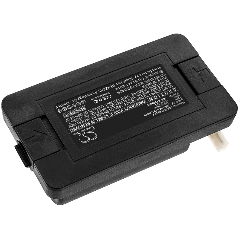 Replacement Battery for Rowenta 20-RS-RT900866,Explorer 20,Explorer 40,Explorer 60,Explo PN:CMICR1850F5-4S1P 2600mAh / 37.44Wh