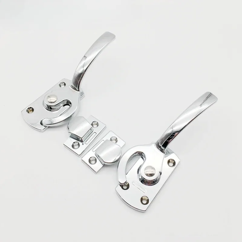 Stainless Steel Steel Oven Door Lock  Cabinet Sealing Handle Sealing Pressing Handle Painting Mechanical Flat Pressure Lock