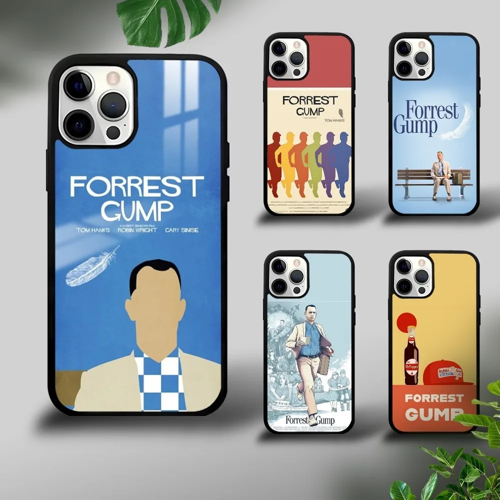 

Movie classic F-Forrest G-Gump Phone Case For iPhone 16 15 14 13 12 11 Pro Xs Max Mini Plus Celulares Hard Funda