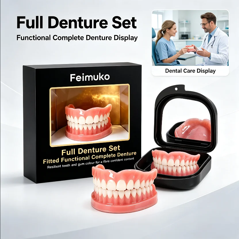 Teeth Gap Modification Dentures Set Smile Enhancement Beauty Kit for Oral Health And Aesthetic Smiles