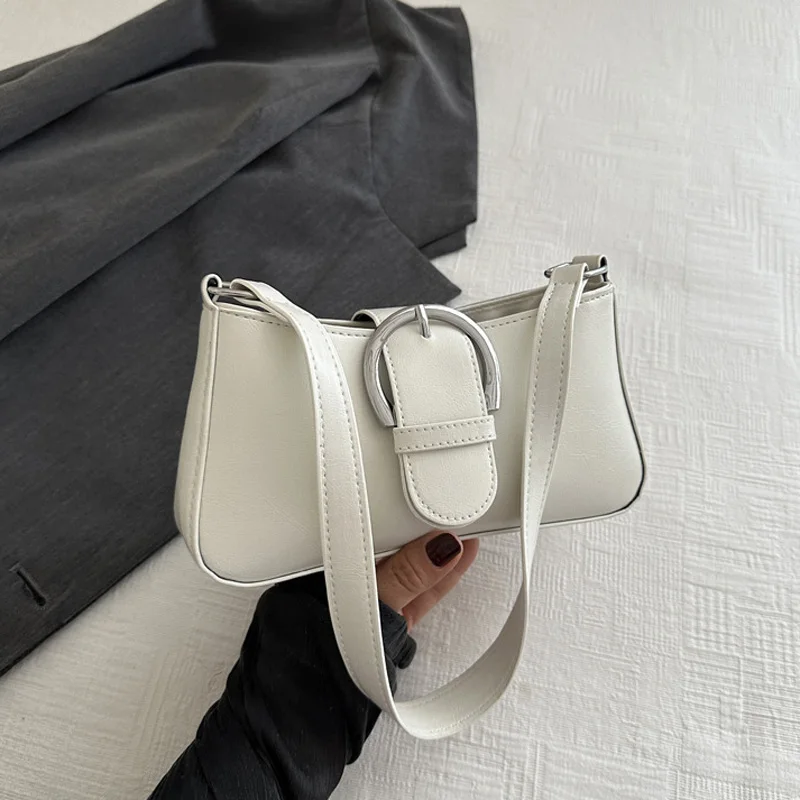 Luxury Handbags Designer Women\'s Shoulder Bag For Gifts, Solid Color Fashion Versatile Crossbody Underarm Bags