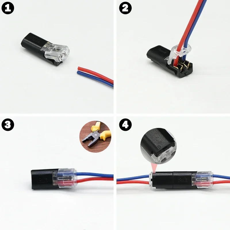 2 Pin Way Plug Car Waterproof Electrical Connector Wire Cable Automotive 22-20AWG LED Car Connector