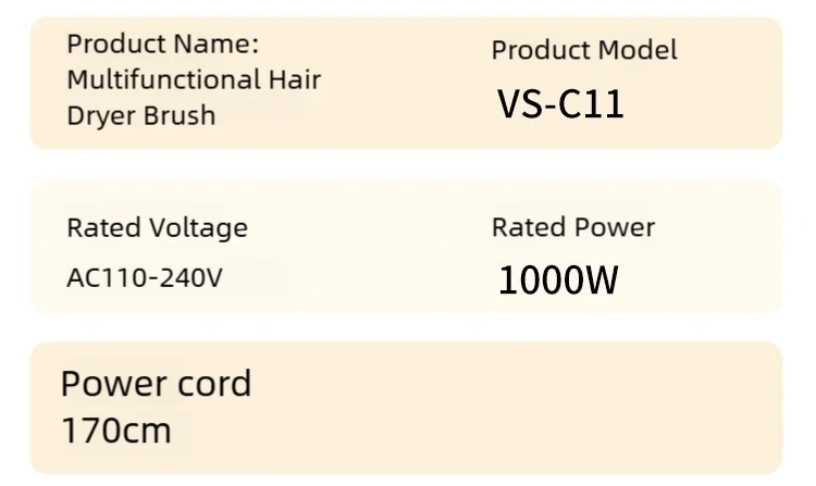 5-in-1-Griff, faltbarer Haartrockner, tragbarer multifunktionaler Haartrockner für zu Hause, Negativ-Ionen-Haarpflege, Lockenstab, persönliches Styling – Detail 9