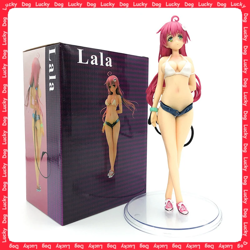 

22cm Tolove Lala Satalin Deviluke Standing Position Anime Girl Figure Model Statue Collection Desktop Decoration Ornament Toys