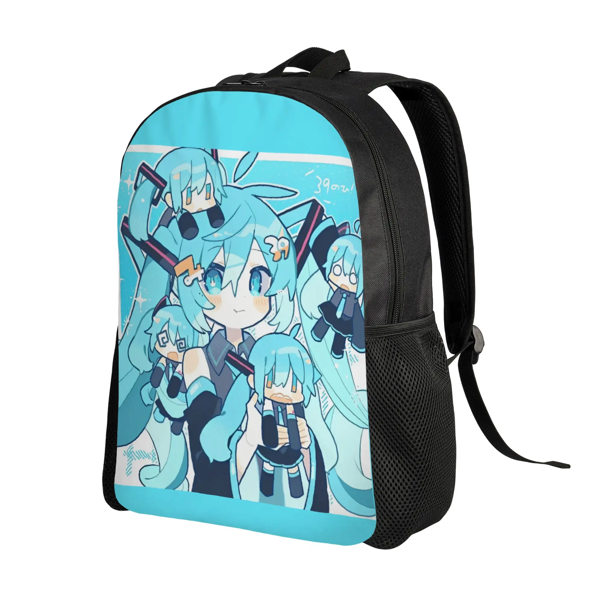 Hatsune Miku  Backpack for Men Women Casual Student Hiking Travel Daypack Japan Anime  Laptop Canvas Bags Lightweight view 2