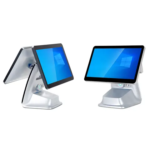 15,6 tums Windows POS-system i5 Win10 pekskärm kassaregister 58 mm termisk skrivare restaurang ECR-terminal stationär POS 12 best sales POS-terminalmaskin - №5