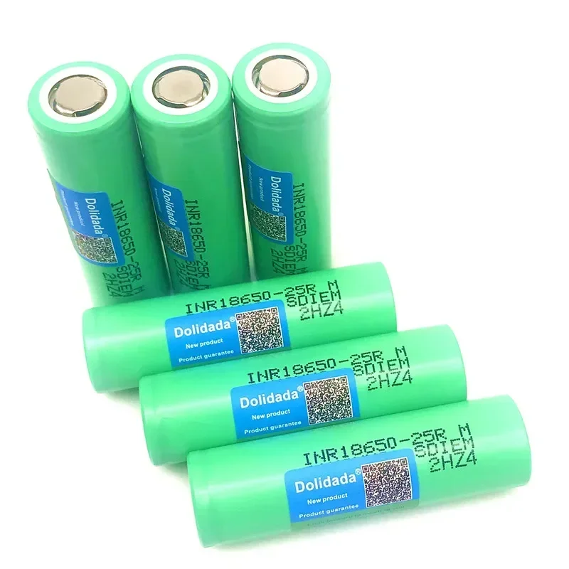 Tournevis, batterie au lithium 3.6V inr18650  2500mah 20A, équipement correspondant, lampe de poche