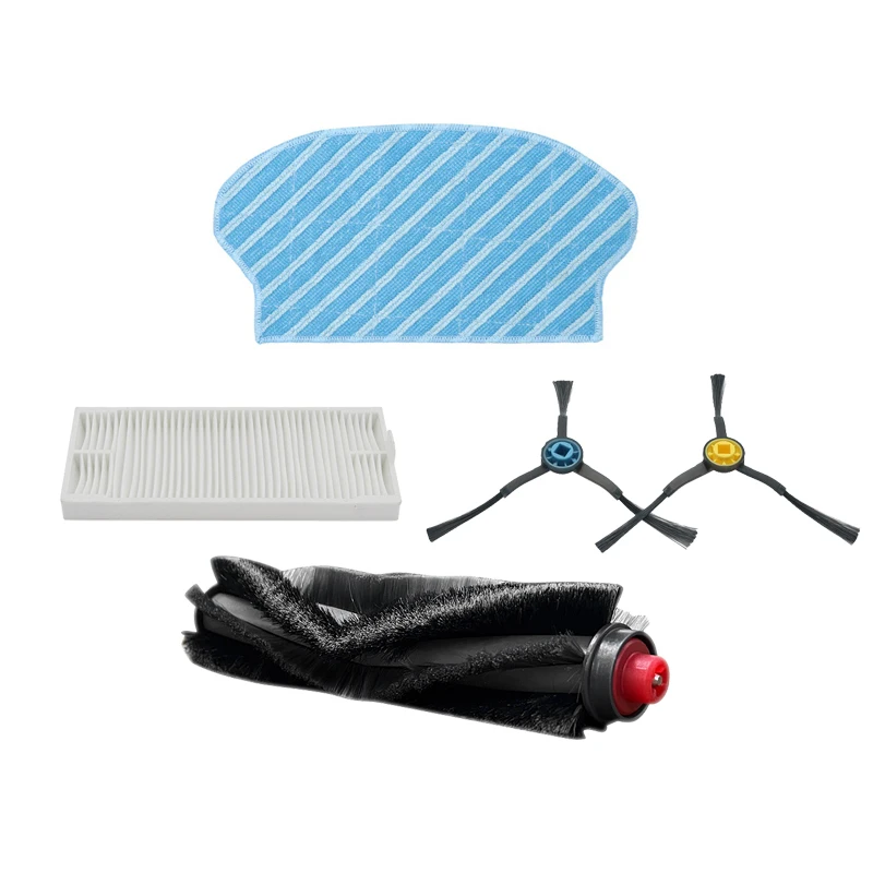 Rodillo de aspiradora, cepillo lateral principal, paño de mopa, filtro Hepa para Midea M6/M61/M62/M63/M64/M6, parpadeo, piezas de aspiradora robótica