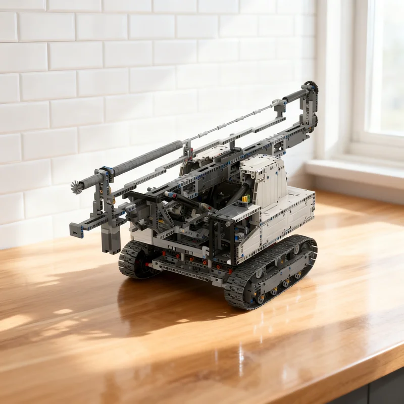 2521pcs MOC Liebherr LB Rotary Drilling Rig Alternate Technical Model Toy Building Blocks Construction Christmas Gifts DIY Idea
