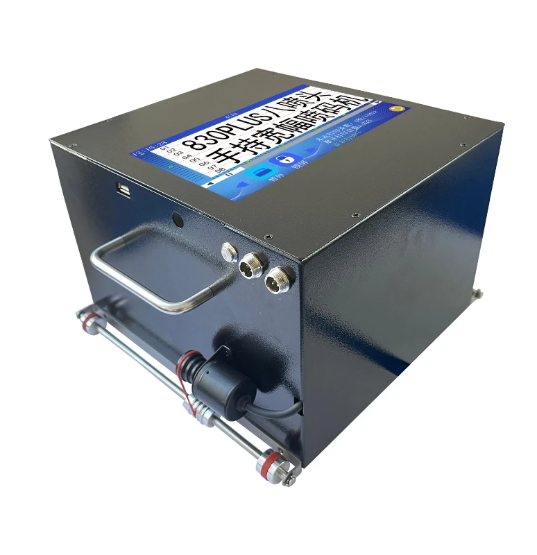 Easy to Operate 200mm Large Format Multi-language Serial Number Electric Manual Date Coding Machine