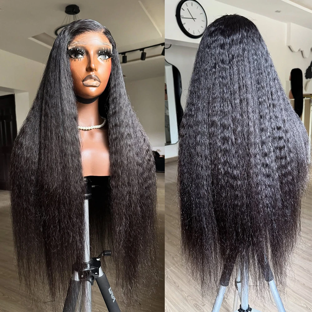 

Прозрачные кудрявые прямые 13 × 6 HD парики из натуральных волос на кружеве для женщин, 100% человеческие волосы, предварительно выщипанные, плотность 300 400, 16-36 дюймов