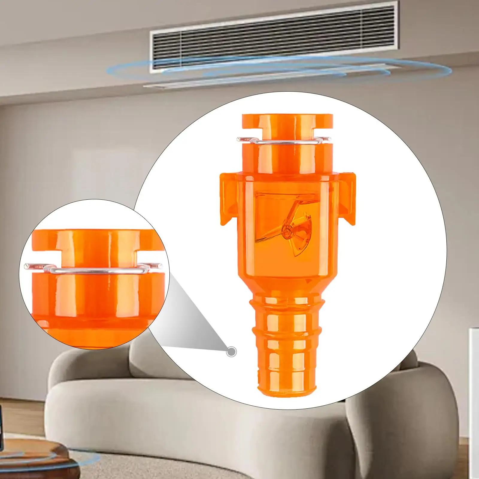 Air Conditioner Choke Valve Practical Accessories Backwater Bend Check Valve