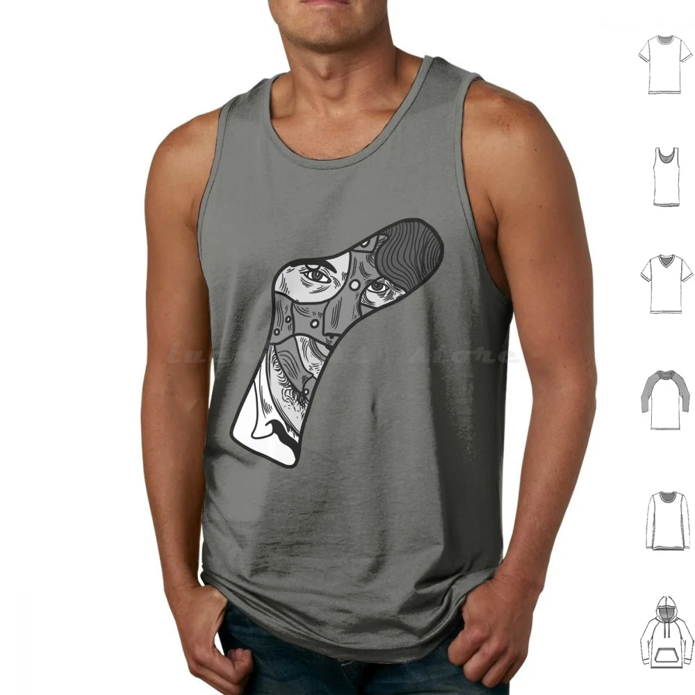 السيد سوكو البشر تانك القمم سترة بلا أكمام السيد سوكو سوكو جورب البشرية ميك فولي الصبار جاك المتأنق الحب Wwf Ecw المصارعة برو #1