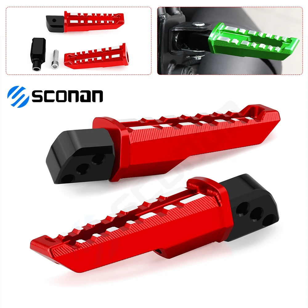 Aksesori Pedal Pijakan Kaki Aluminium CNC Sepeda Motor untuk Z400 Z400 2019-2023 Z650 Z650 2017-2023