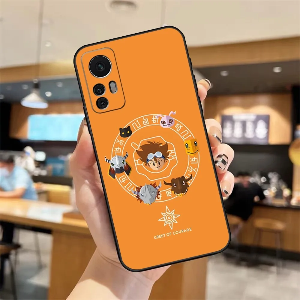 Digimon Anime Phone Case Shell for Xiaomi Redmi Note 14 13 10 12 Pro POCO F4 F5 X5 Pro 12 13 11T Lite Ultra Cover