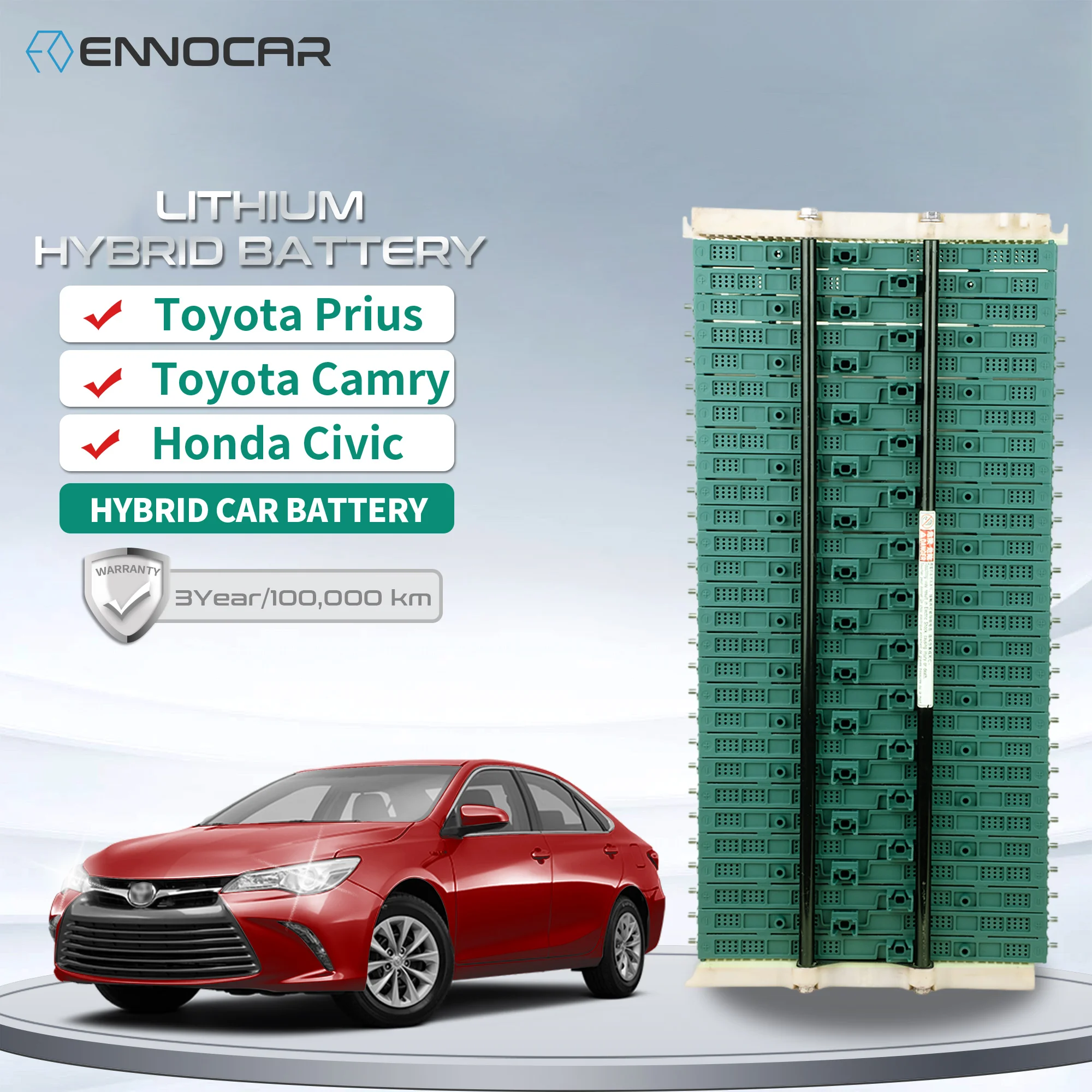 

Original Lithium-ion Hybrid Battery Ni-MH 7.2V 6.5Ah Car Battery For Toyota Prius Gen2 Gen3 Camry XV40 XV50 Replacement