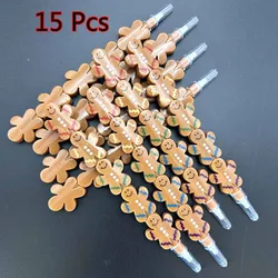 15pcs Building Blocks Kids Pencil Pencils Toys School Supplies Birthday Christmas Playing Gift Writing Stationery