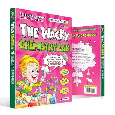 The Wacky Chemistry Lab Super Fun Chemistry Comic Book for Kids Educational Science Book Learn Chemical Elements Periodic Table
