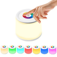 7 Colors Night Light Portable Table Bedside Touch Control Sleep Lamps For Bedroom Rechargeable USB Atmosphere Night Lamp