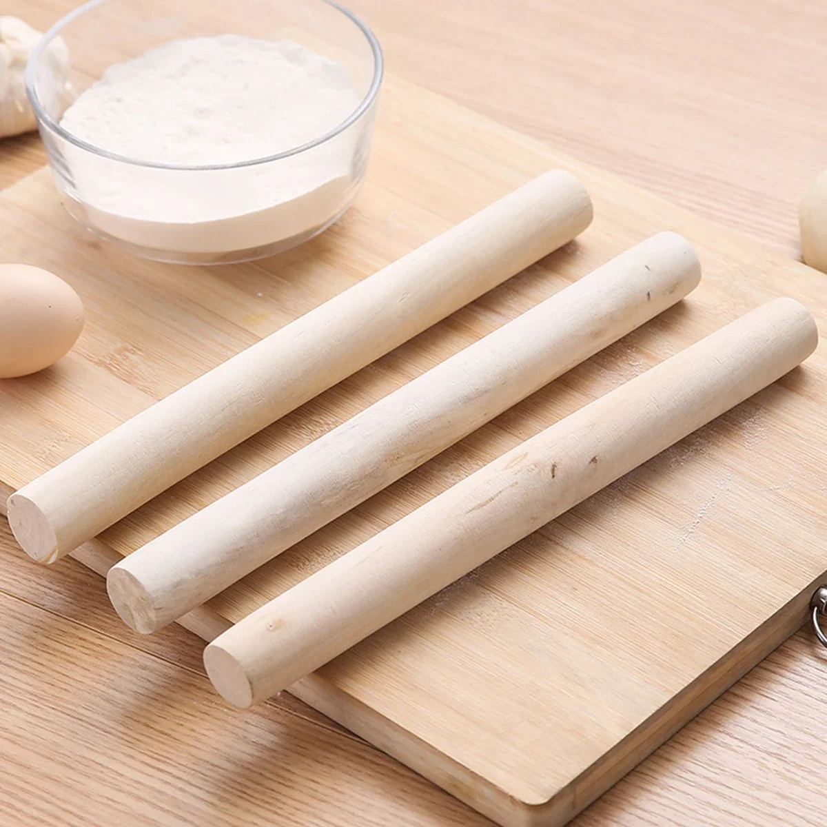 New rolling pin for baking pizza dough, noodle pies and cookies