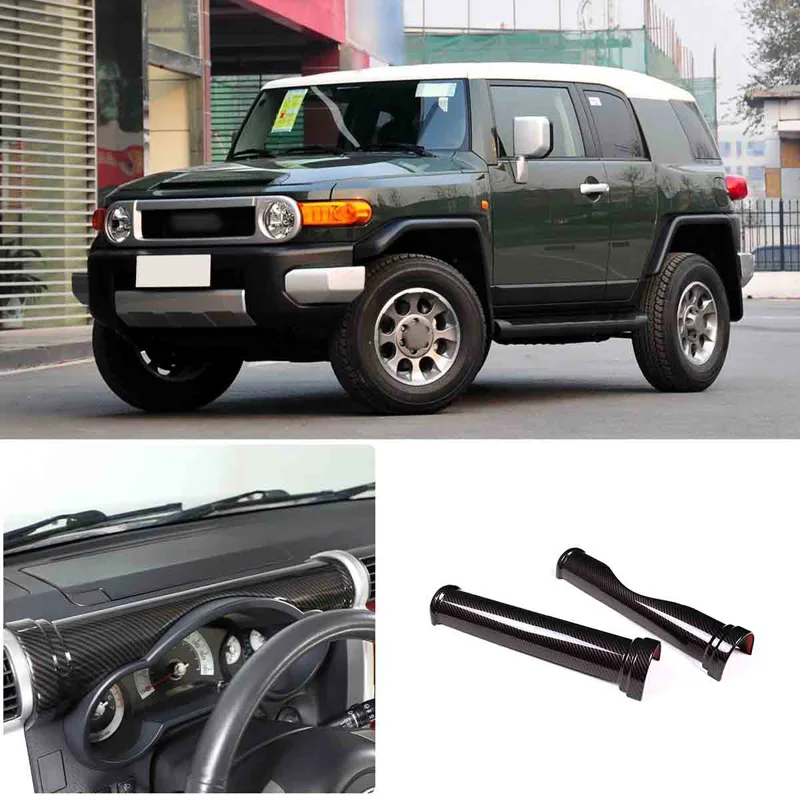 

For Toyota FJ Cruiser 2007-2021 Automotive Interior Modification Accessories Instrument Panel Cylinder Trim ABS (Left Peptide)