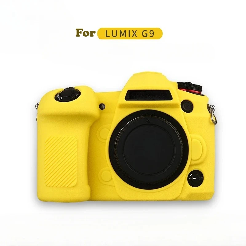 

Camera Bag Protective Sleeve for LUMIX G9 Non-Slip and Dustproof Anti-Collision Litchi Pattern Silicone Case
