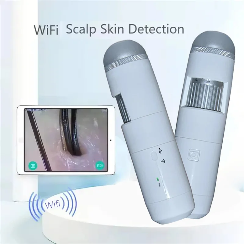 LCD Skin Hair Scalp Analyzer Detector Digital Microscope Magnifier Skin Blackhead Follicle Scalp Detector