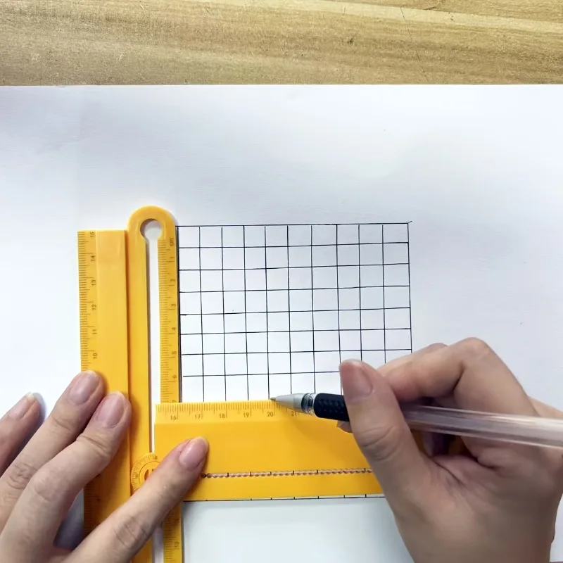 Multifunctional Ruler, Replace Straight Ruler Protractor Compass, Draw Arc Parallel Line, Measure Width Font Size Drafting