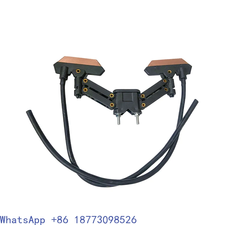 Single Head Collector Accessories Collector Cutter Head Sliding Contact Line Double Head Carbon Brush Holder