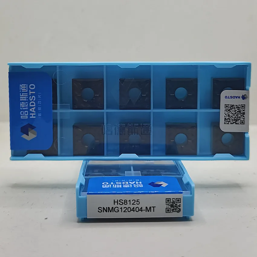 

SNMG120404-MT HS8125 SNMG120404-MT SNMG120404 SNMG431 HADSTO Инструменты для лезвий с ЧПУ Твердосплавные вставки Токарные вставки Для стали 10 шт./кор.