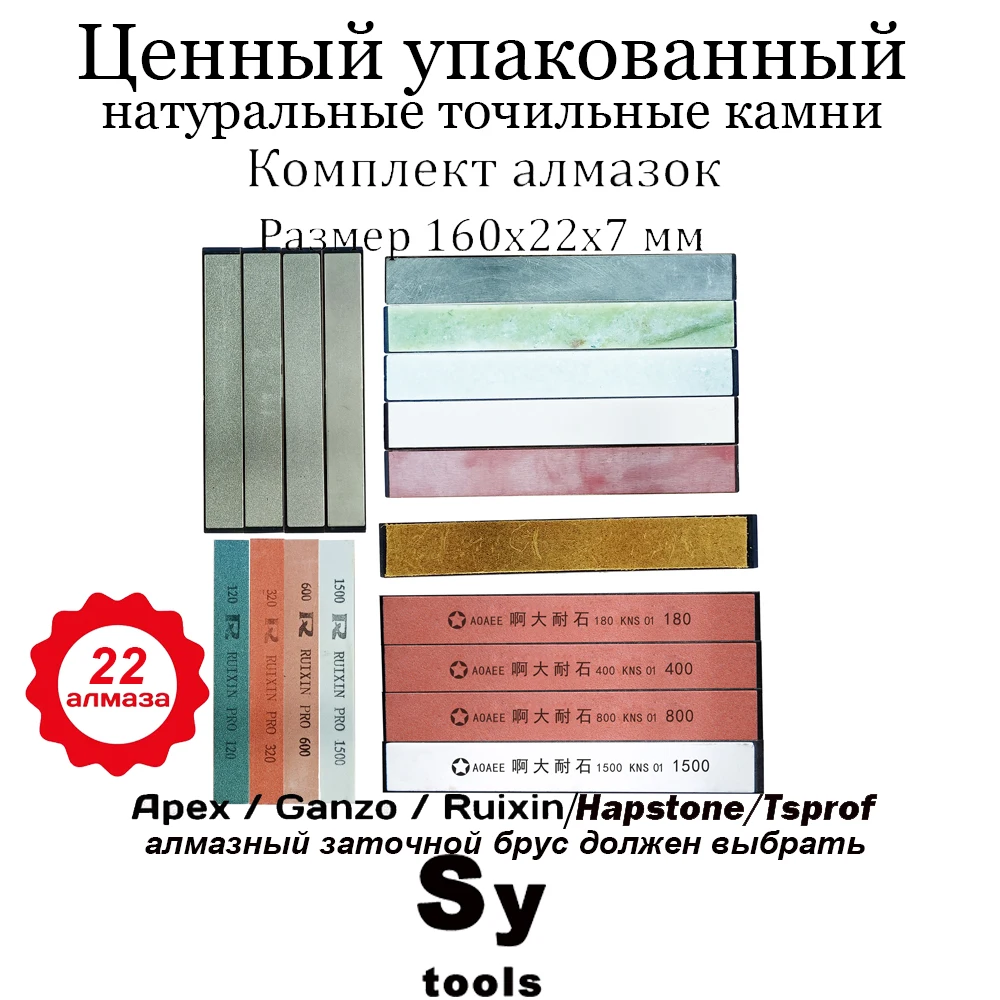 Ruixin Pro RX008 Messenslijper Slijpsteen Sets, Edge Pro, Apex Puntenslijper Slijpsteen