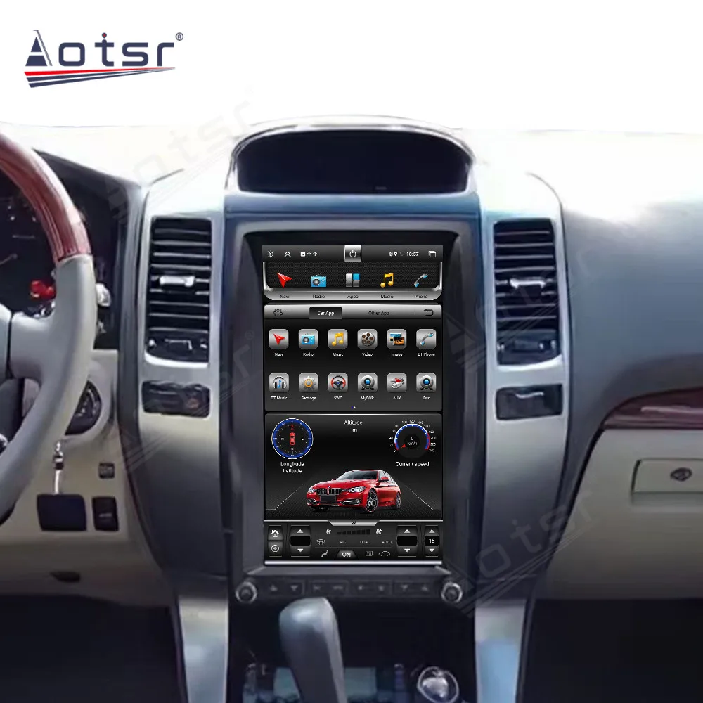 13.6 ‘’ Carplay Android 13 For Lexus GX470 2002-2009 Gps Navigation Car Radio HD Touch Screen Multimedia Stereo Auto