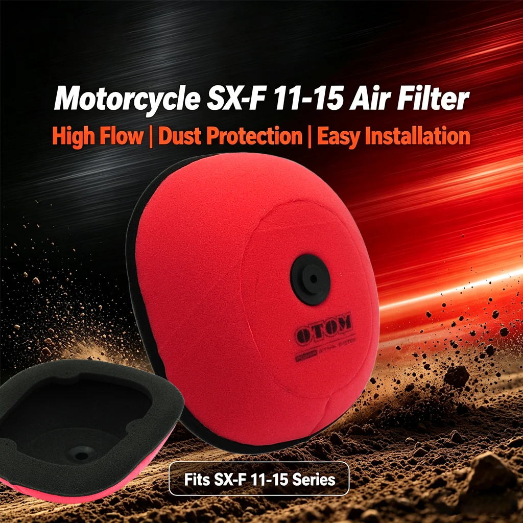 For KTM SX/SX-F XC/XC-F EXC/EXC-F XCF-W/XC-W HUSQVARN FC/TC FE/TE 11-15 Motorcycle Air Filter Cleaner Element Dual Foam Layer