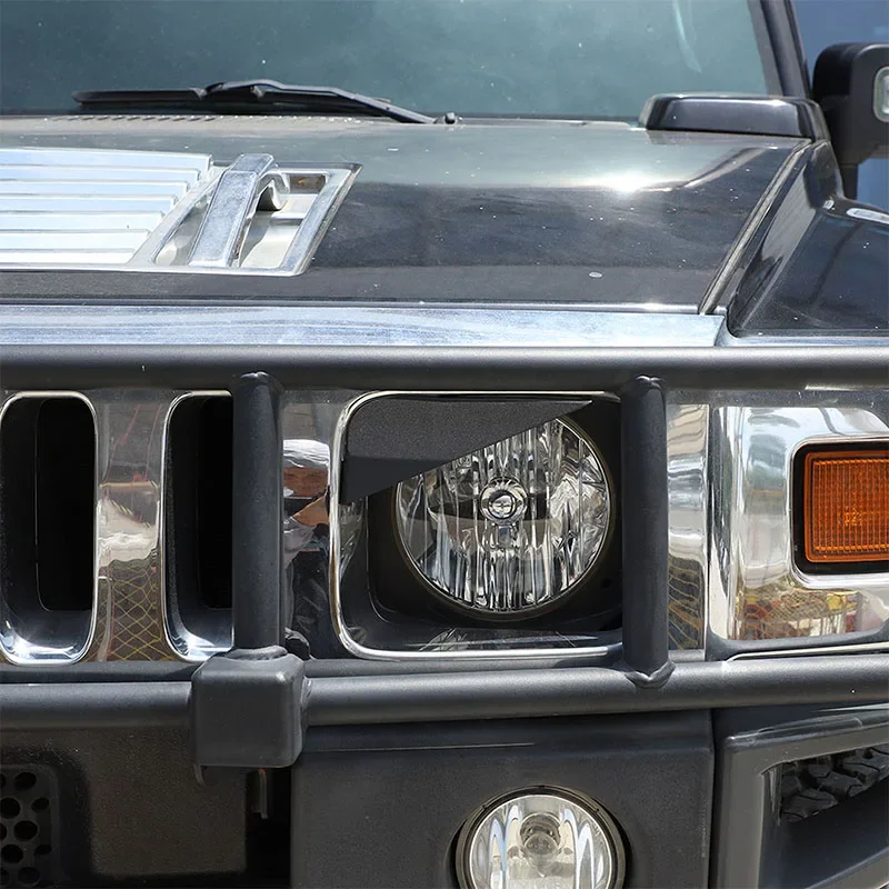 

Для Hummer H2 2003-2009 углеродистая сталь черная автомобильная фара Angry Eyes крышка фары автомобильные аксессуары