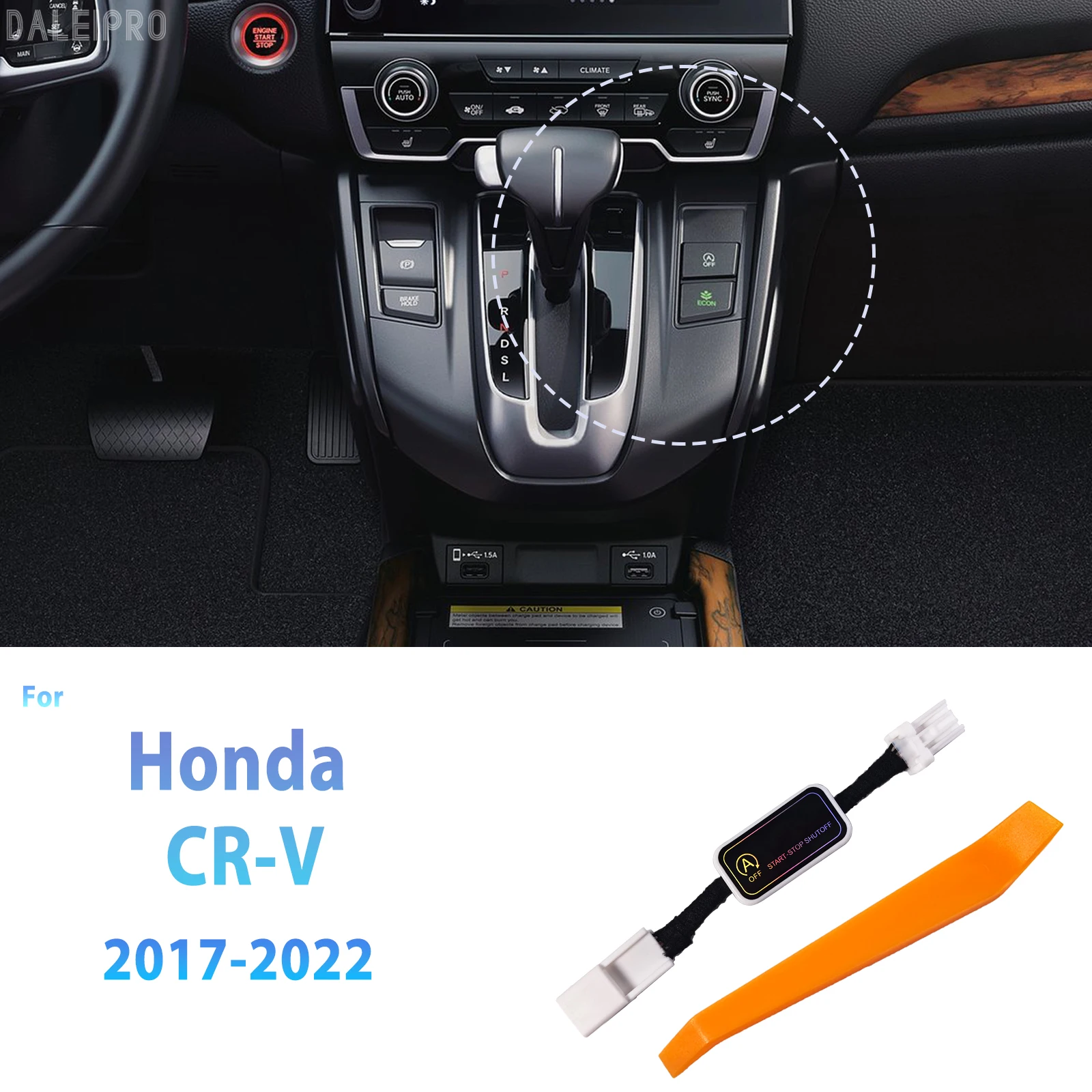 

For Honda CR-V CRV 2017-2020 2021 2022 Automatic Stop Start Engine System Disable Smart Shut Down Auto Start Stop Eliminator