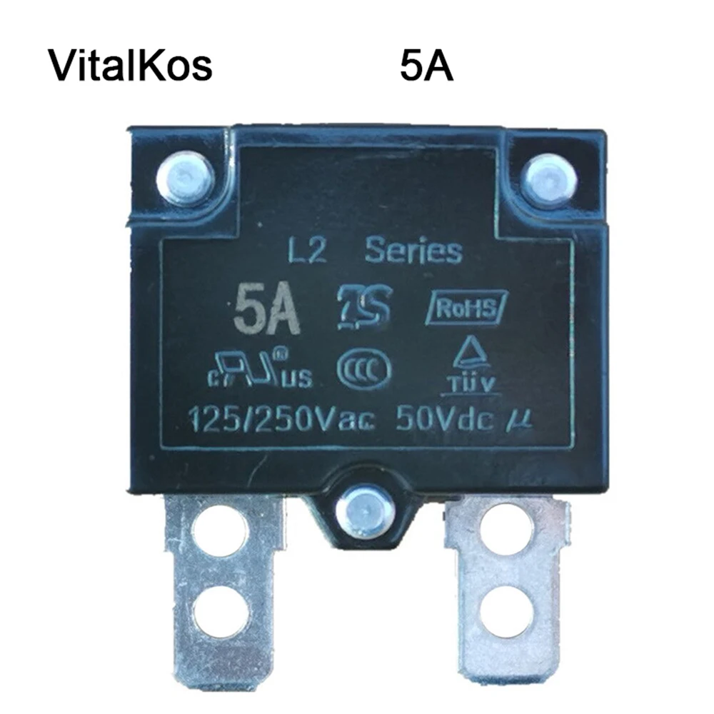 VitalKos Child Electric Car , Kids Toy Motorcycle Switch,5A 10A 15A 20A  30A 35A Ride On Car Switch Fuse Power Wheel Spare Parts