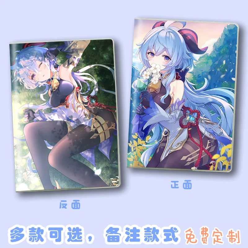 Game Anime Genshin Impact Yae Miko Shenhe Cosplay A5 Notebook Jotter Student Note Pad School Supplies Sketchbook Cosplay Gift