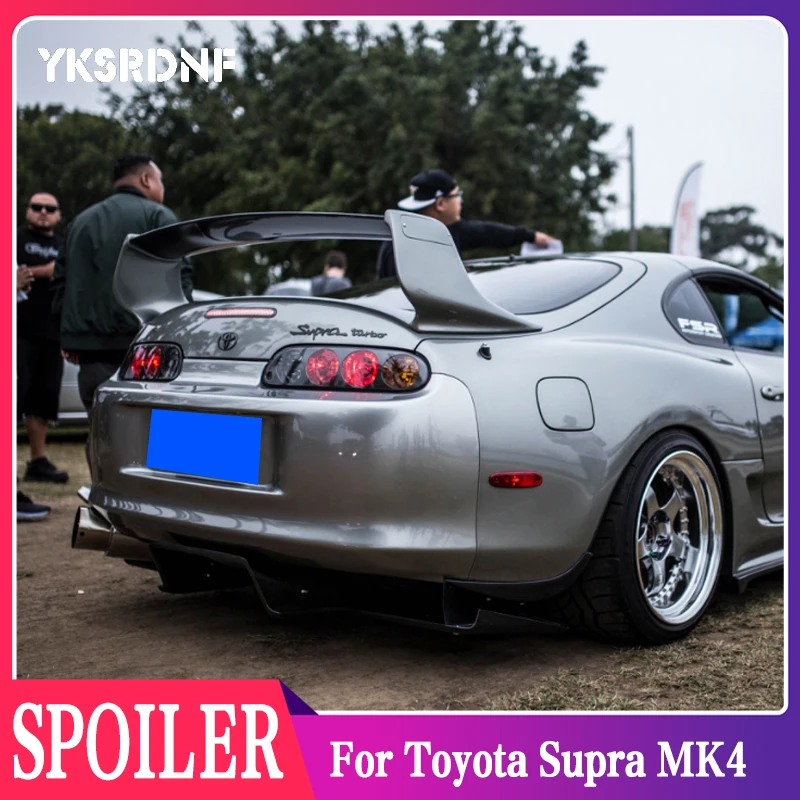 

Лезвие из углеродного волокна 1993-2002 для Toyota Supra MK4 TRD стиль спойлер JZA80 заднее крыло багажника спойлер