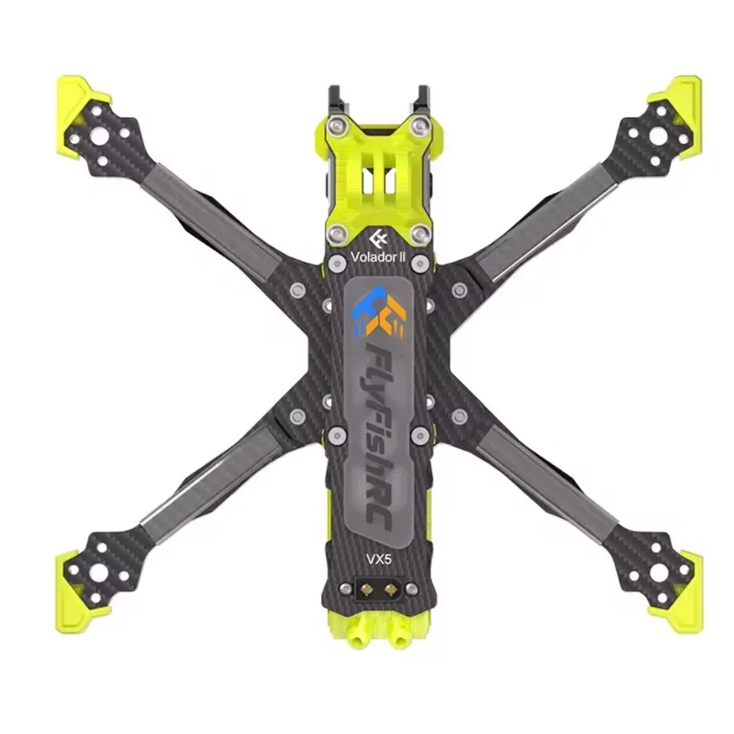 FlyFishRC Volador II VX5 O4 5-calowy zestaw ramy Freestyle T700 – dla O4 Air Unit Pro – drony wyścigowe FPV