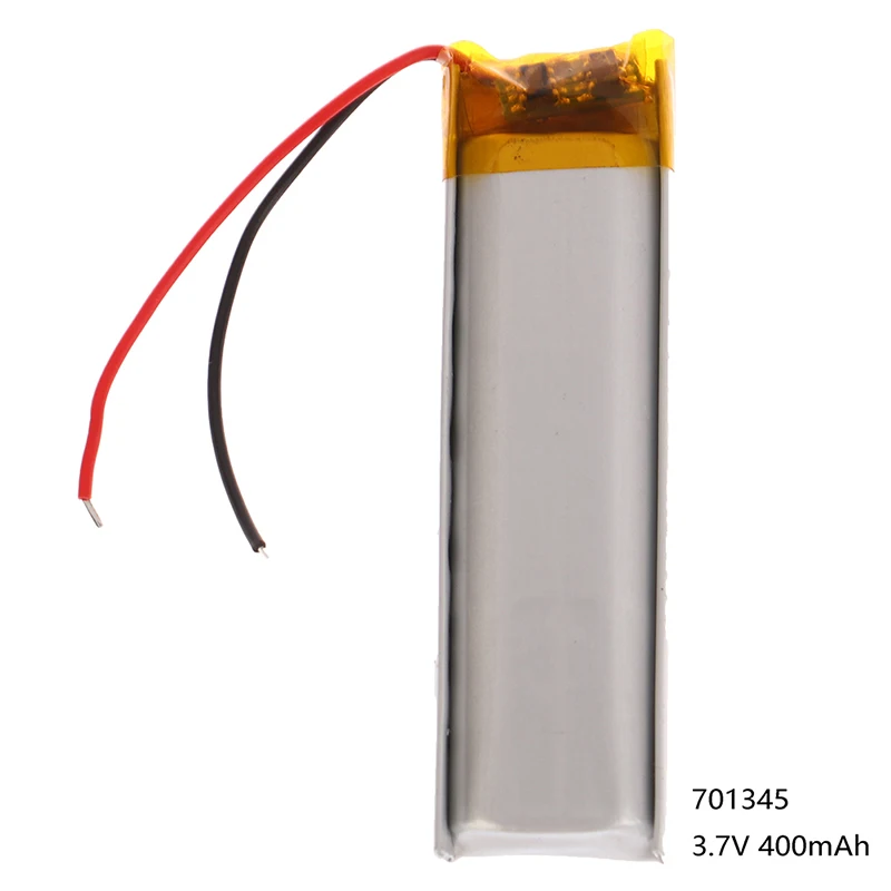 3.7V 400Mah 701345 Lipo Polymer Lithium Rechargeable Battery For Bluetooth Recorder Headset E-book Camera