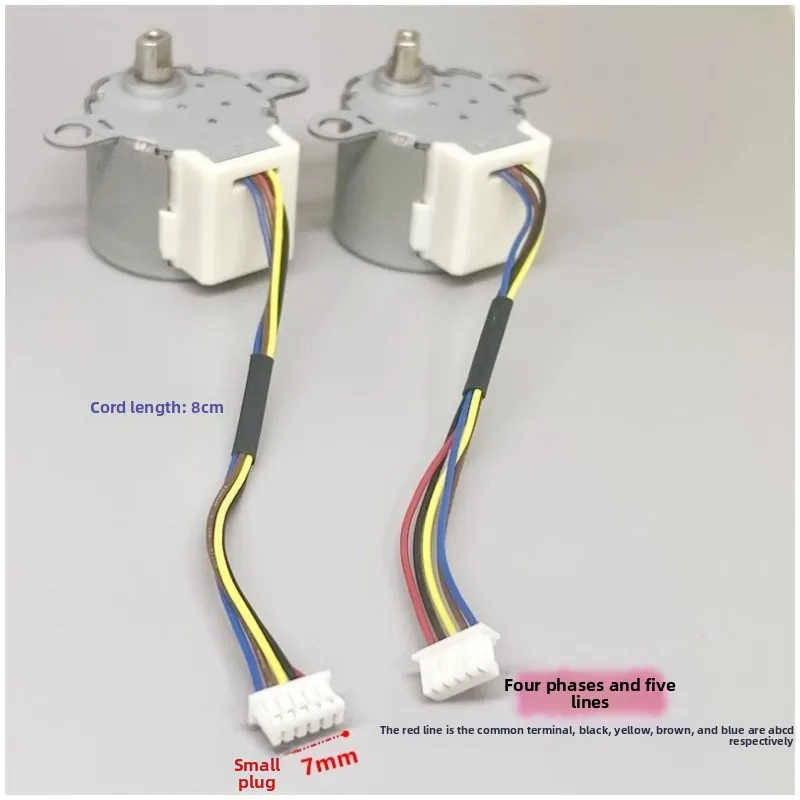 5 Stück 24BYJ48 DC 5 V Schrittgetriebemotor vierphasiger Fünfdraht-Kameramonitor/Gimbal-Motor
