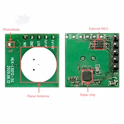 Hi-Link 5.8G  Radar Sensor Module HLK-LD012-5G Ultra-low power Module Radar Induction Switch Sensor Module Power Supply